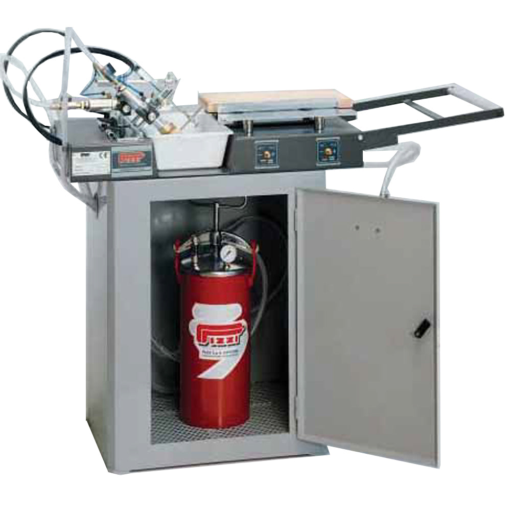 *Shop Soiled* Glue Spreader with Fixed Base (Two Head) Semi Automatic 9033X by Pizzi