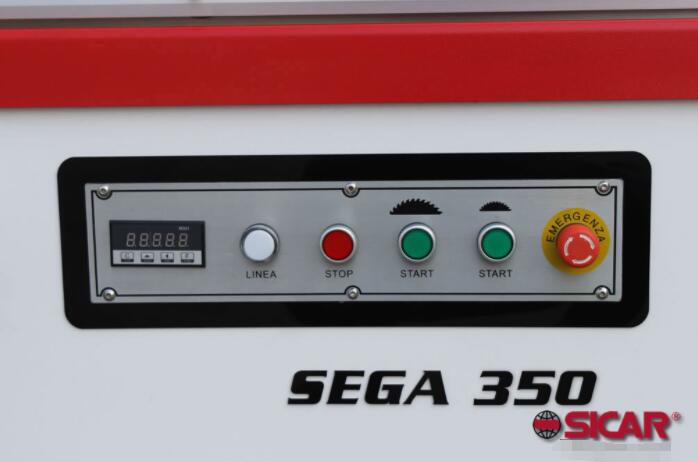 350mm (14") 3.8m 7.5HP Sliding Italian Design Panel Saw 240V SEGA350 by Sicar