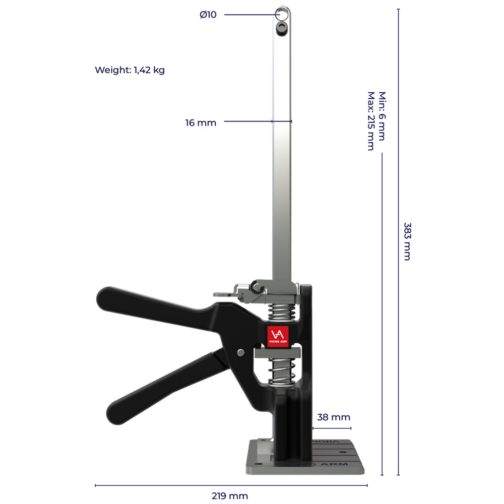 Viking Arm® Hand Held (One-Handed Assembly Tool) Jack Clamp - Each