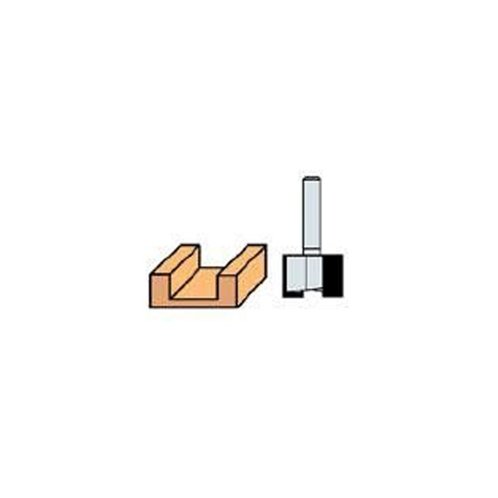 38m Router Bit 18mm x 8mm Shank Straight Router Bit 1140016 suit FR292R by Virutex