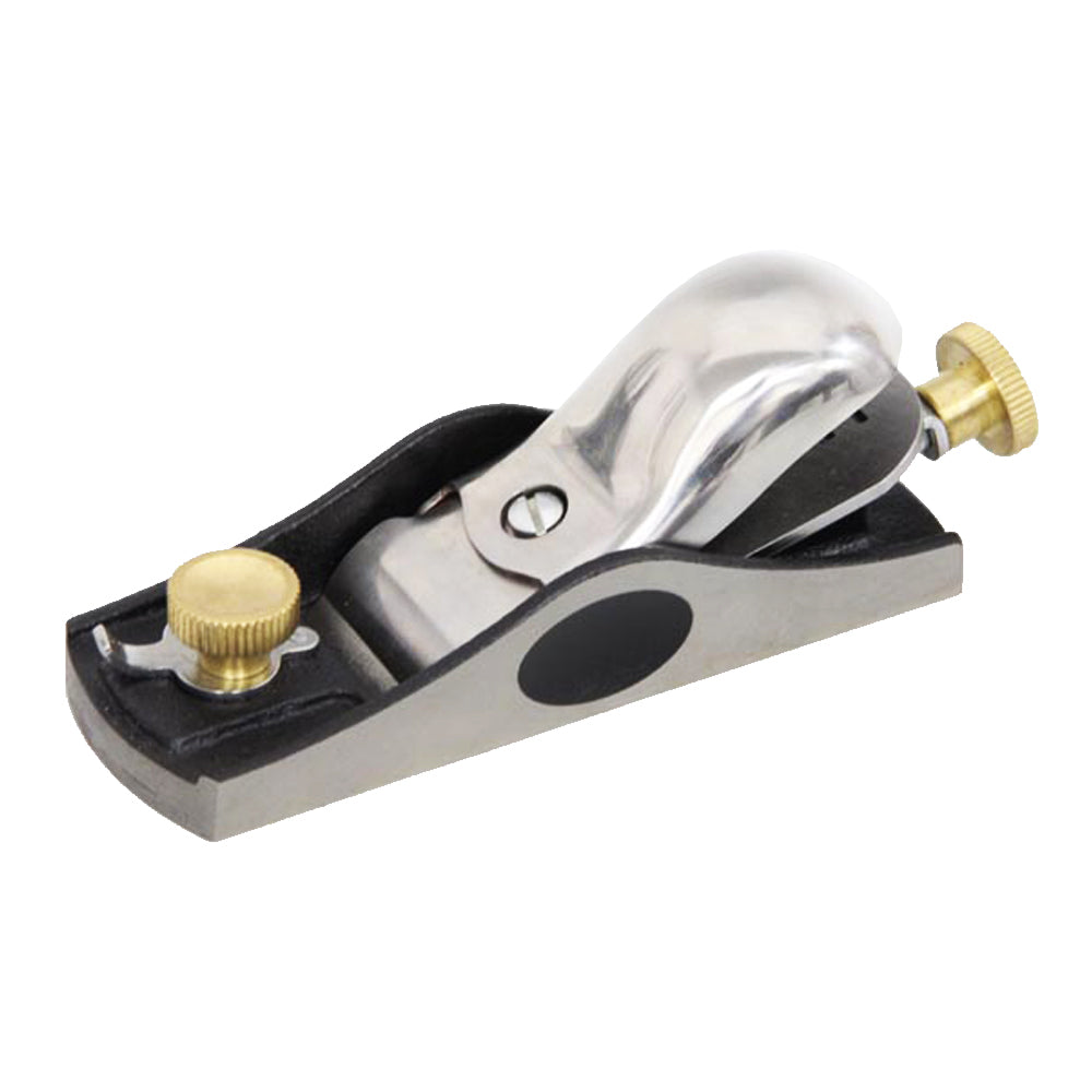 #69-1/2" 150mm (6") Block Plane with Adjustable Mouth with Stainless Steel Cap 260636 by Soba