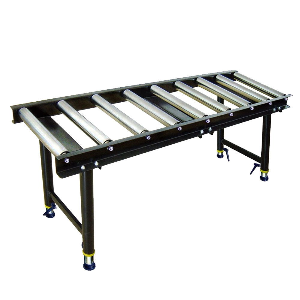 1650mm x 470mm x 650-1100mm H Heavy Duty Roller Support Conveyor Stand 26123 by Oltre