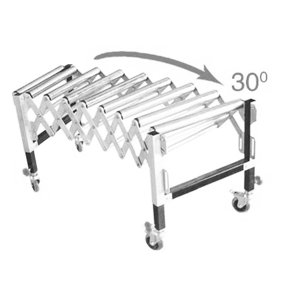 450-1300mm Expandable Flexible Roller Support Conveyor Stand 26133 by Oltre