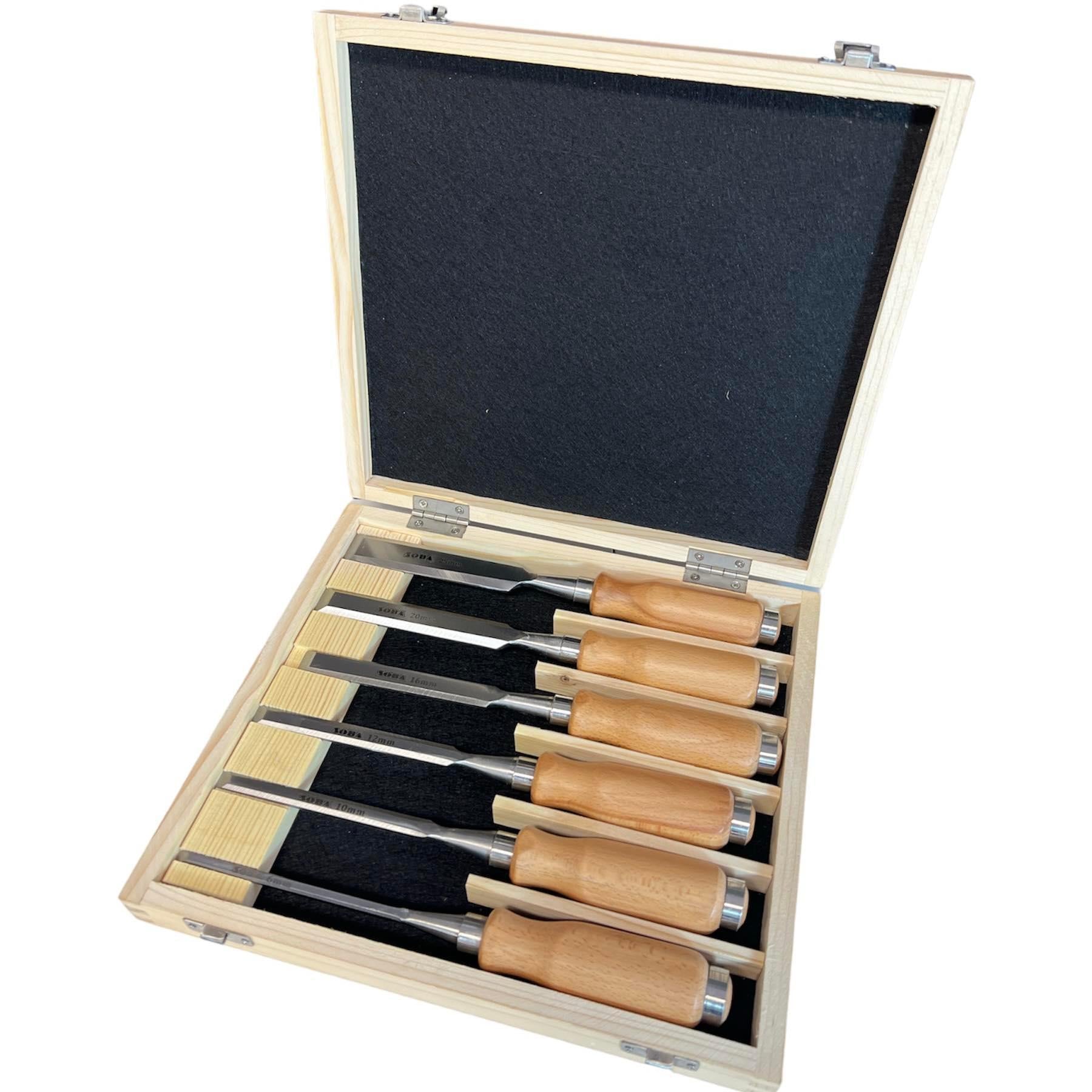 6Pce Woodworking Chisel Set 290050-N by Soba