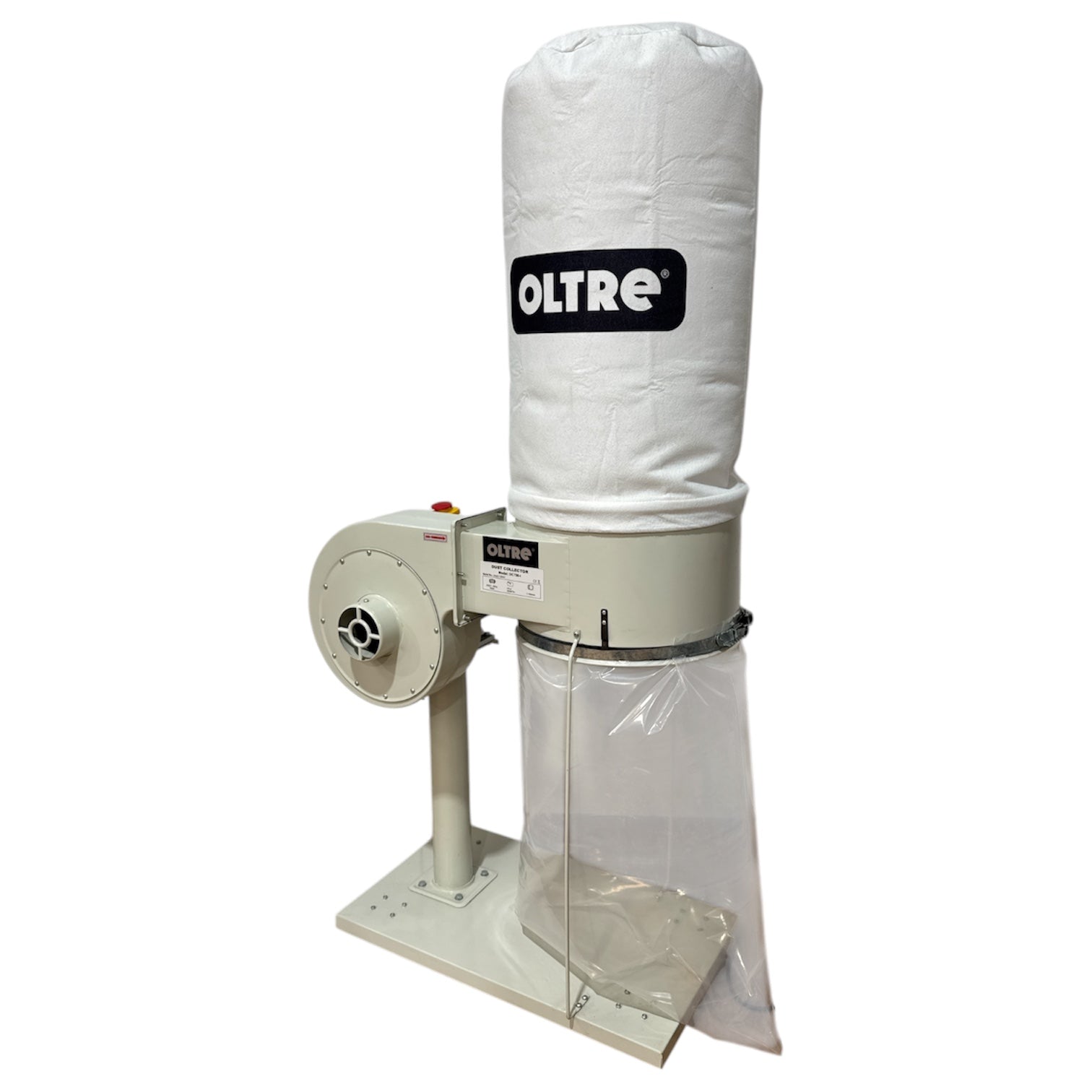 Dust Collector 240V 1HP 1 x Filter Element (1 Top + 1 Bottom Bag) 500CFM OT-DC-750 by Oltre