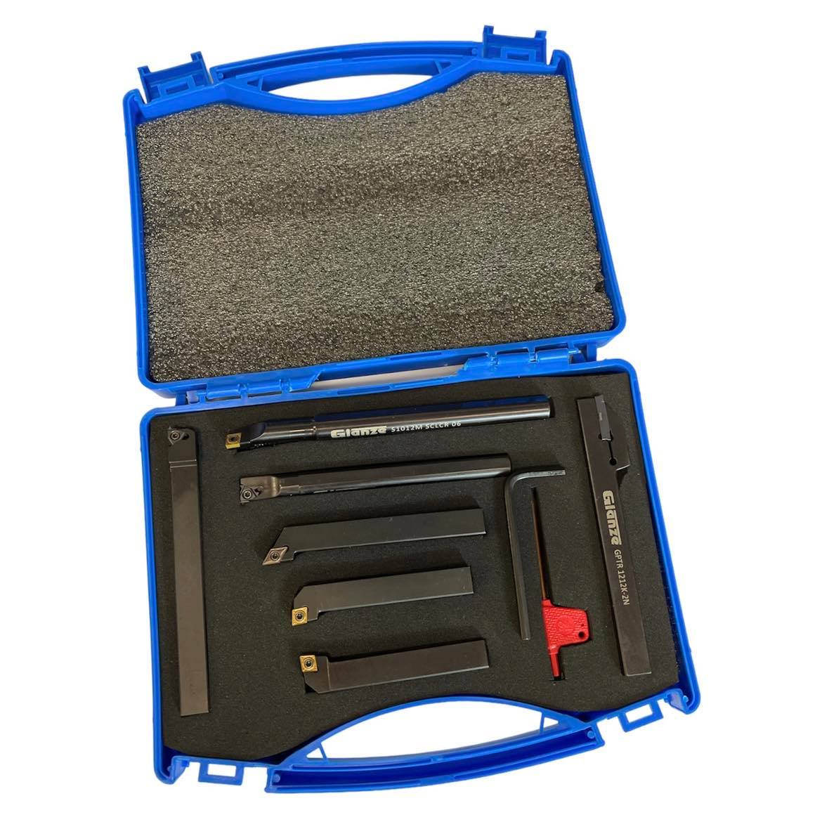 7Pce 12mm Tool Kit Indexable With Insert 777152 Glanze by Soba