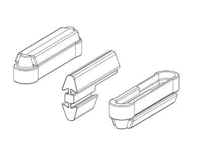 Detachable OVVO Dowel Style Connectors (100Pce) 7905007 by Virutex