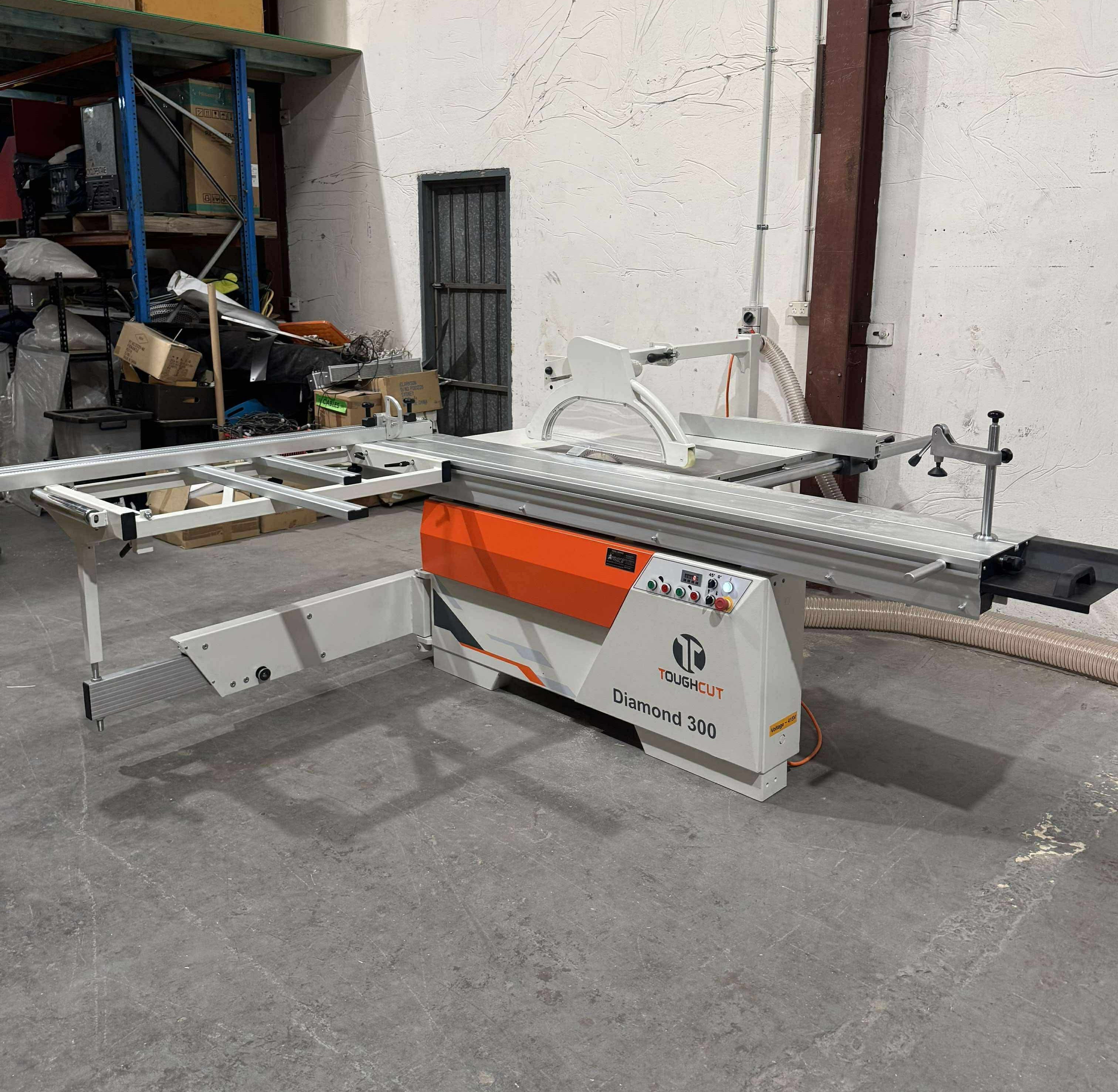 ToughCut 315mm (12") 3HP 2.6m Sliding Table Automatic Rise / Fall & Tilt Panel Saw 240V Diamond 300