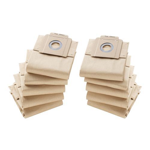 Pack of Ten Paper Dust Bags 8299682 by Virutex