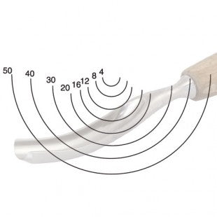 Straight Carving Chisel, Profile 9, PROFI by Narex