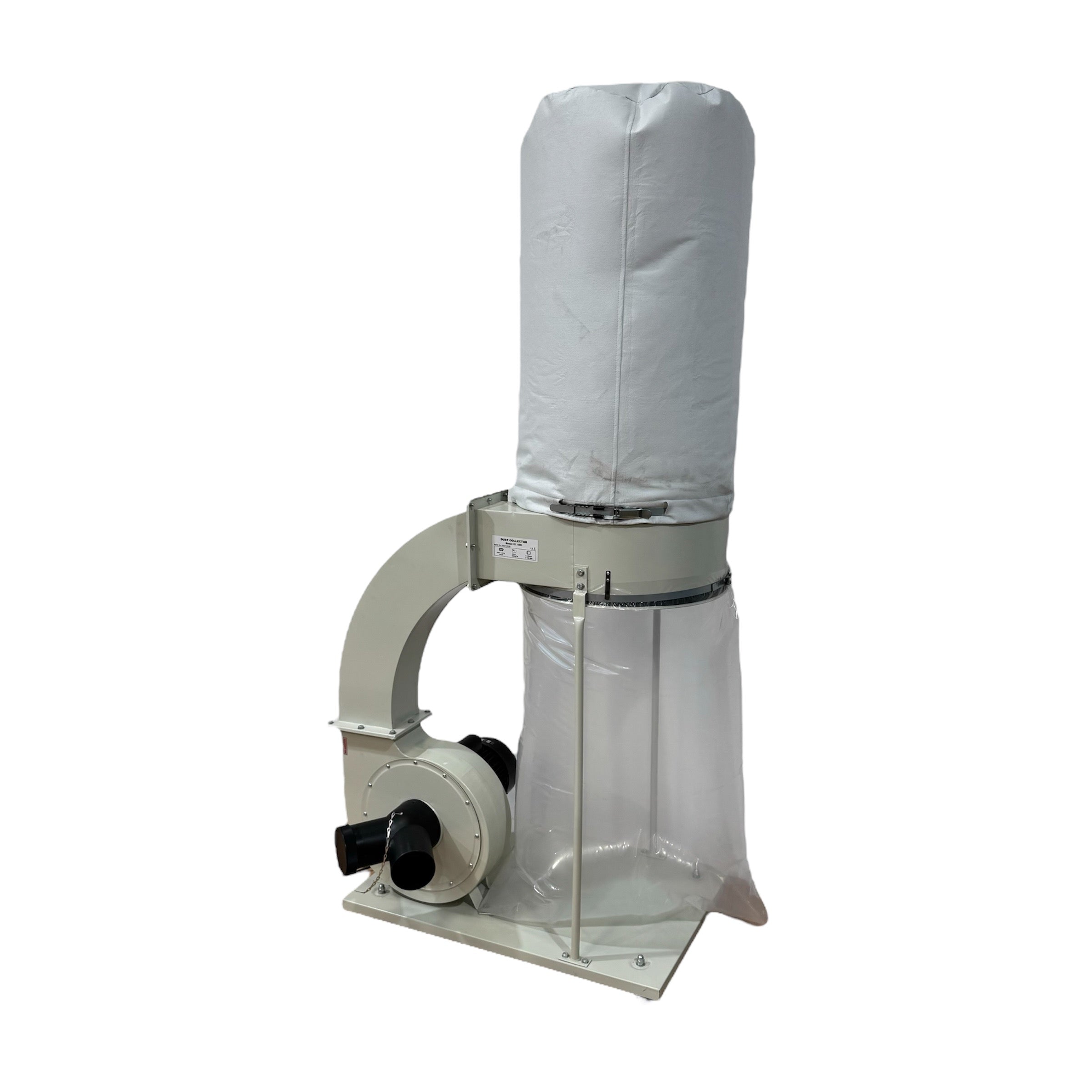 Dust Collector 240V 2HP 1 x Filter Element (Needle Felt Top Bag + Plastic Bottom Bag) OT-DC-1500 by Oltre