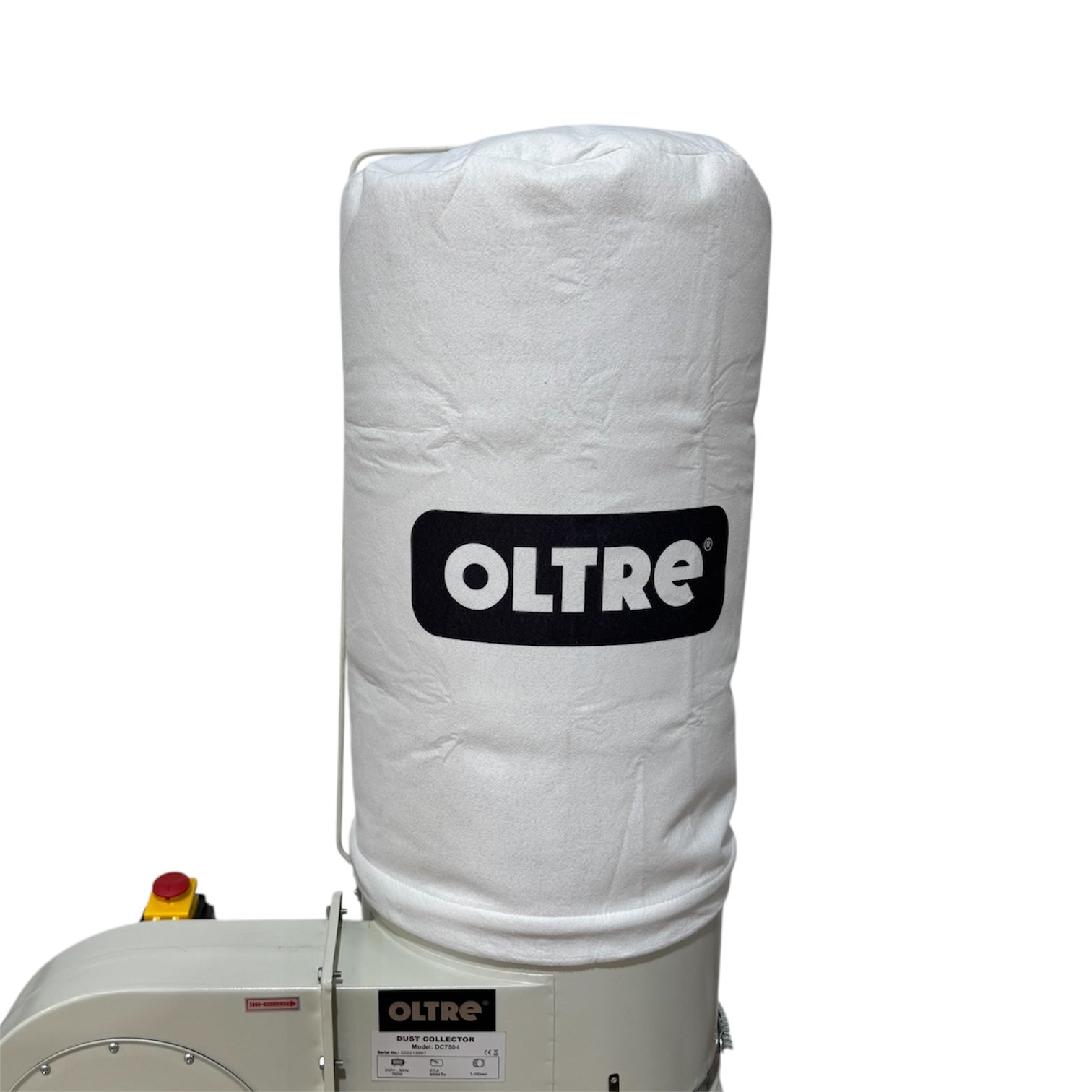 Dust Collector 240V 1HP 1 x Filter Element (1 Top + 1 Bottom Bag) 500CFM OT-DC-750 by Oltre