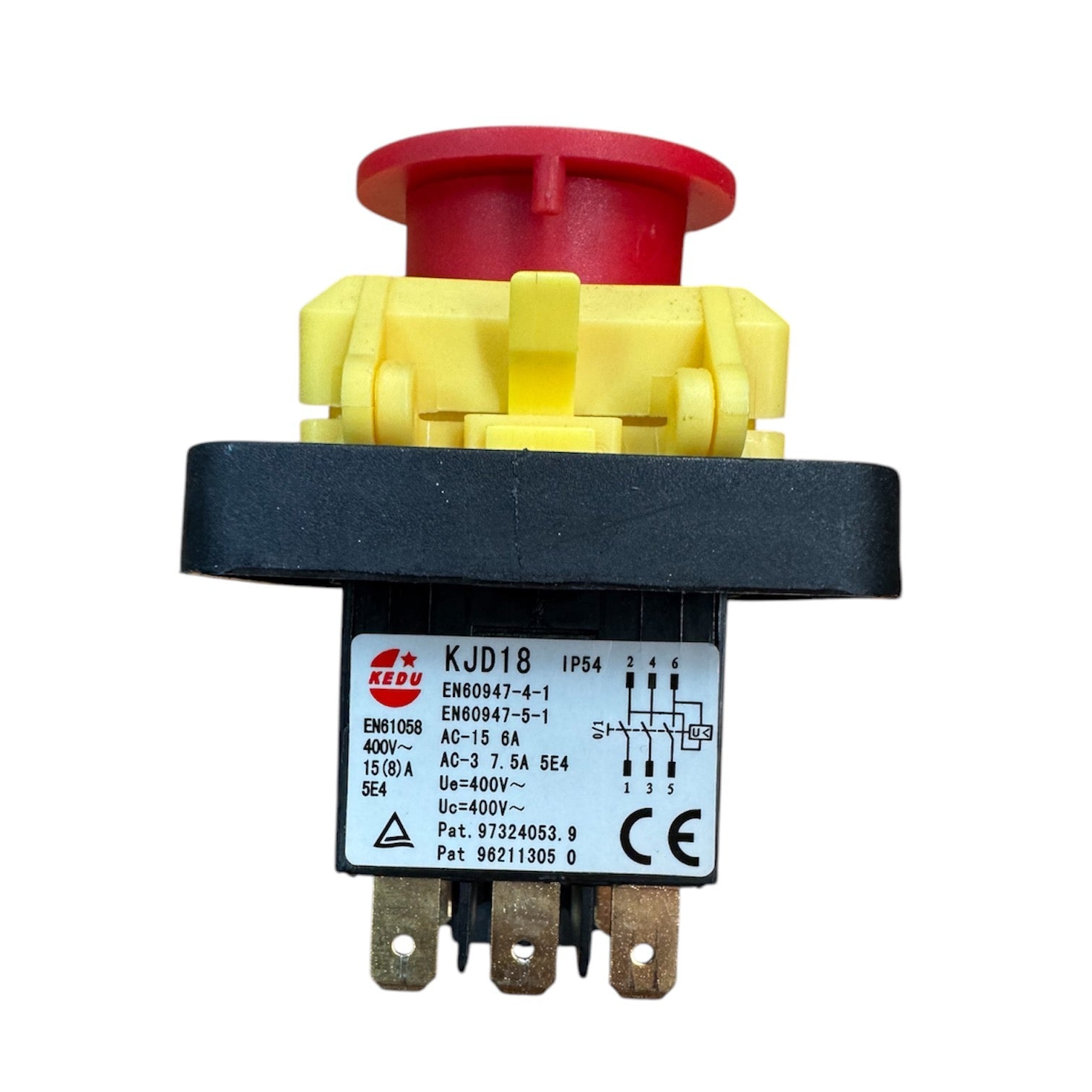 No Volt Relay On/Off Switch (415V, 15A)