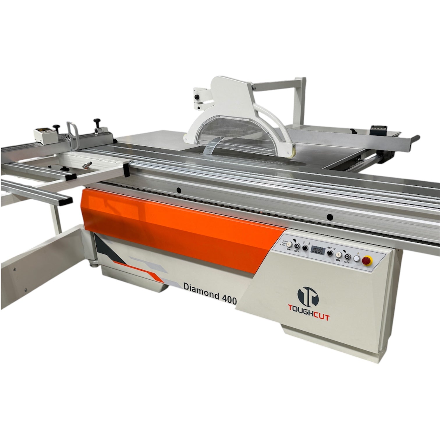 400mm (16") 3PH 7.5HP 3.8m Sliding Table Automatic Rise / Fall & Tilt Panel Saw Diamond 400 by Toughcut