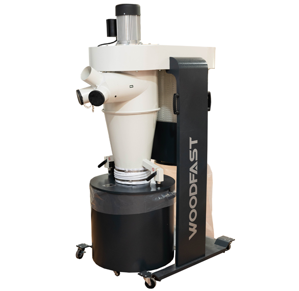 Cyclone Dust Extraction Industrial Cyclone Dust Collector / Extractor CD300A by Woodfast