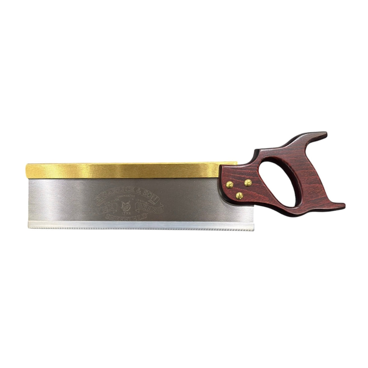 Lynx Tenon Saw with Beech Handle & Brass Back