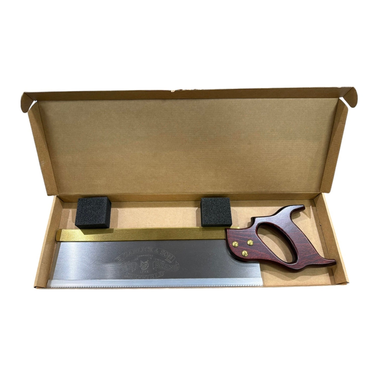 Lynx Tenon Saw with Beech Handle & Brass Back