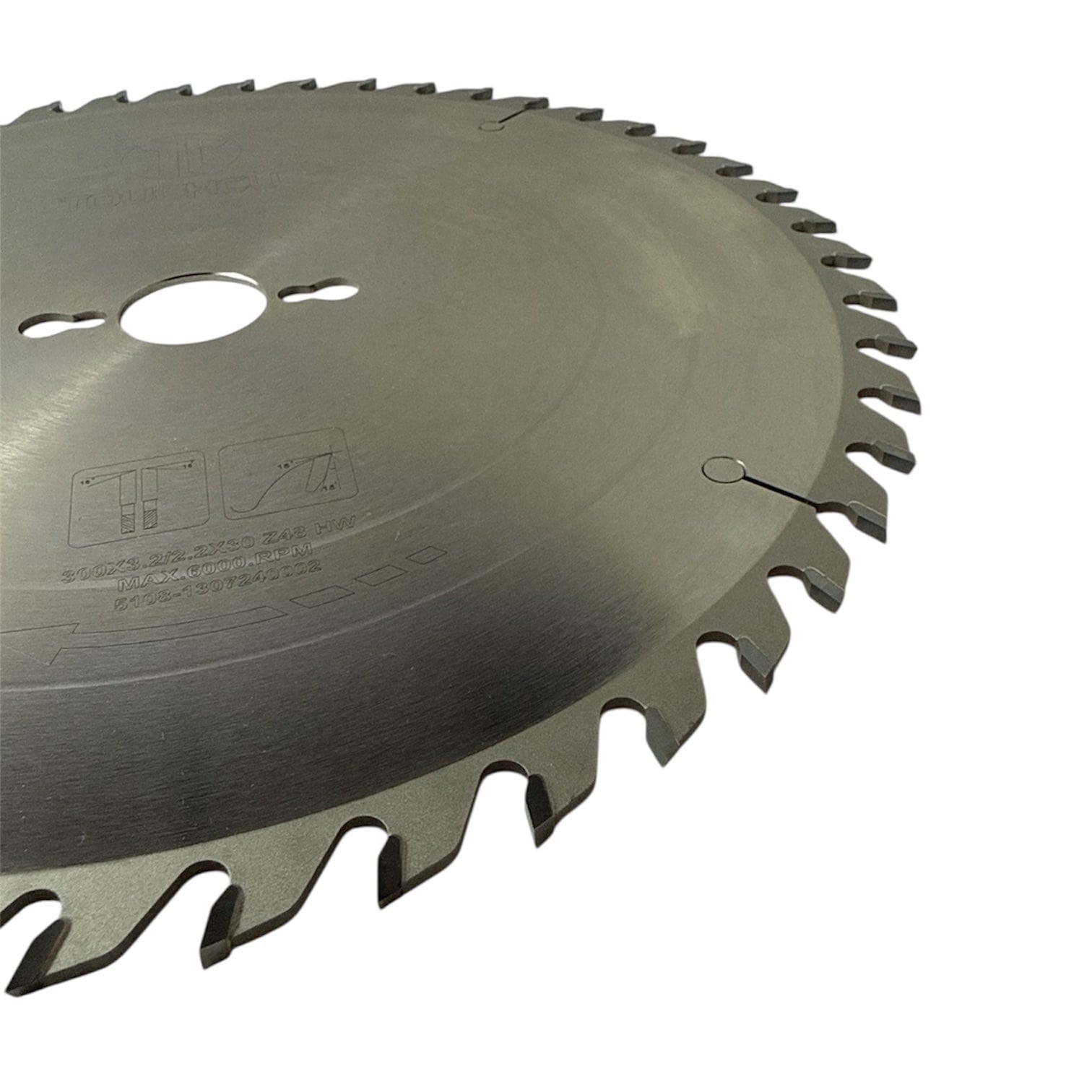 ToughCut 300mm x 30mm x 48T Tungsten Carbide Tipped (HW) ATB V6 Circular Saw Blade - Suits Soft & Hard Wood Cross Cutting