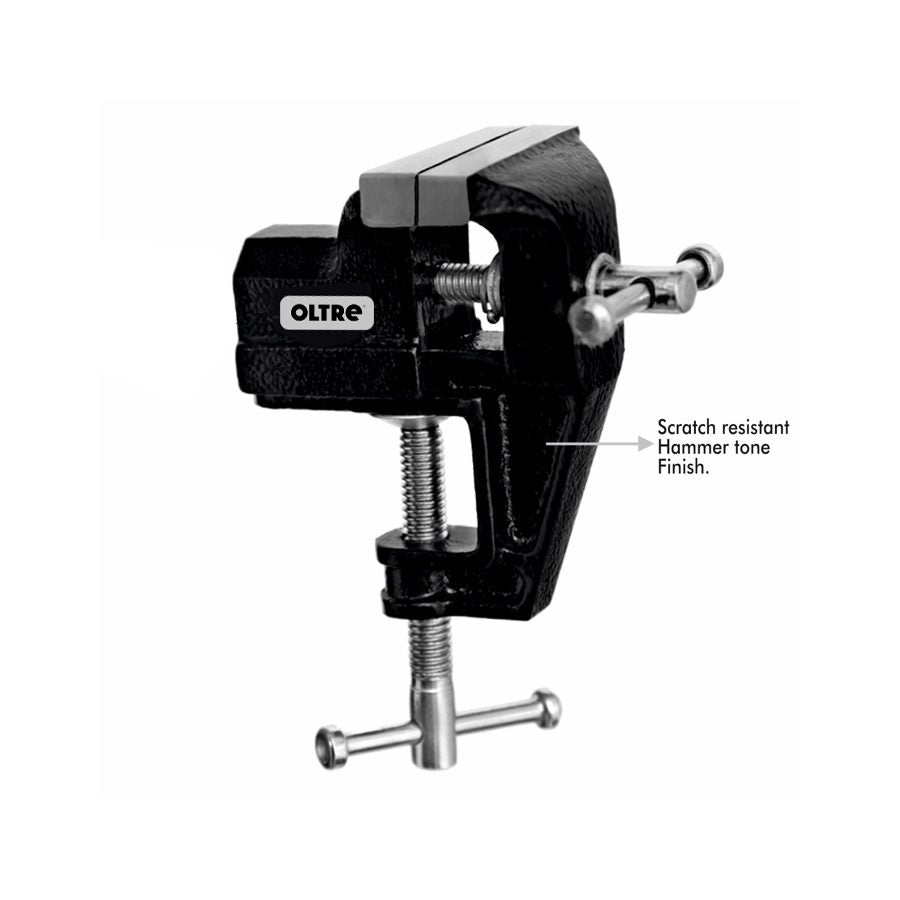 Heavy Duty SG Iron Baby Mini Bench Vice Integrated Clamp by Oltre