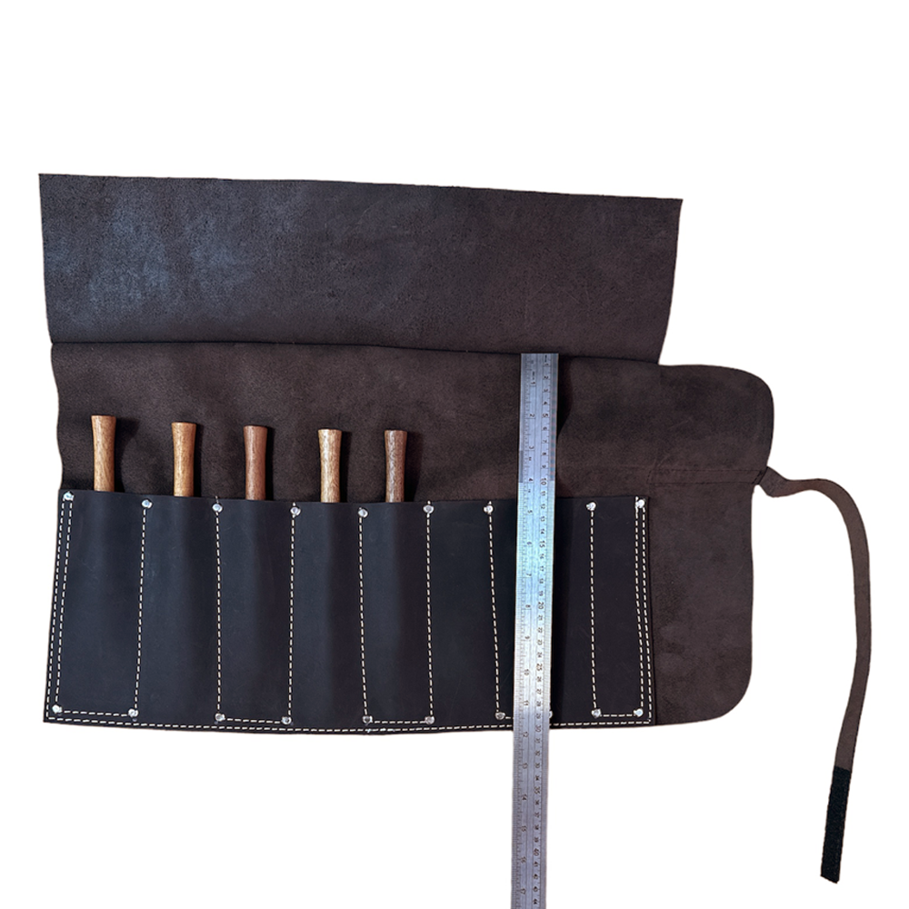 Tool Roll Leather 9 Pocket by Oltre