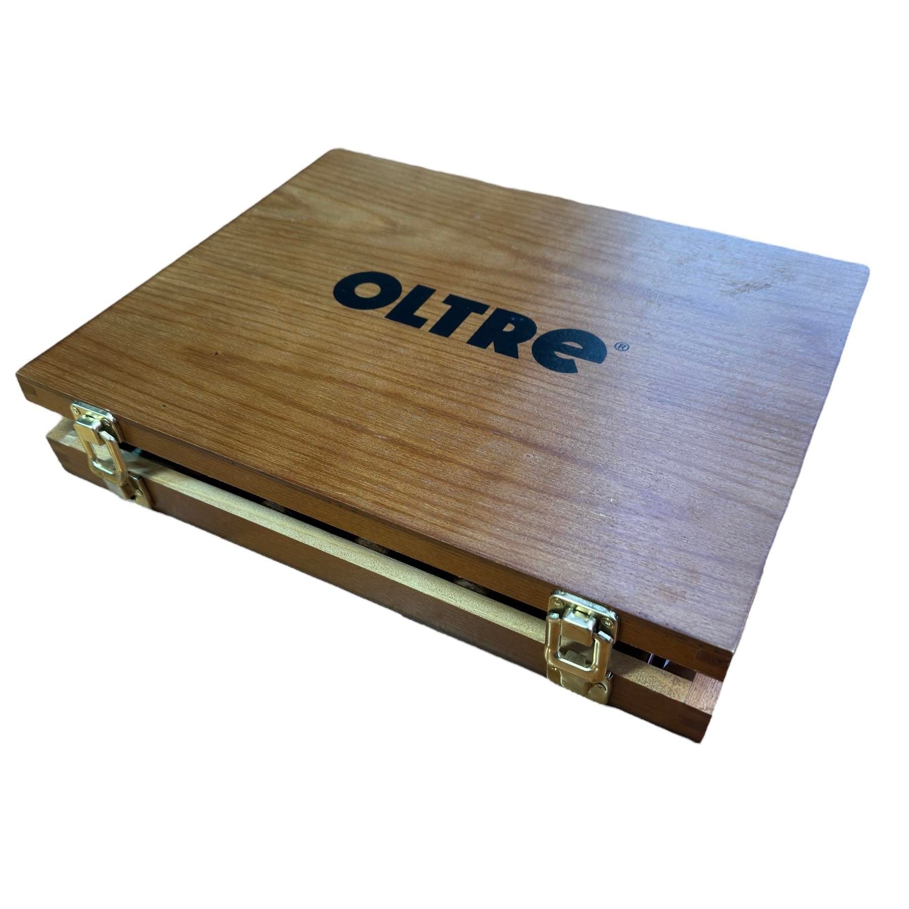 Oltre Wood Carving 12 Piece Tool Set in Wooden Box OT-CTS-12
