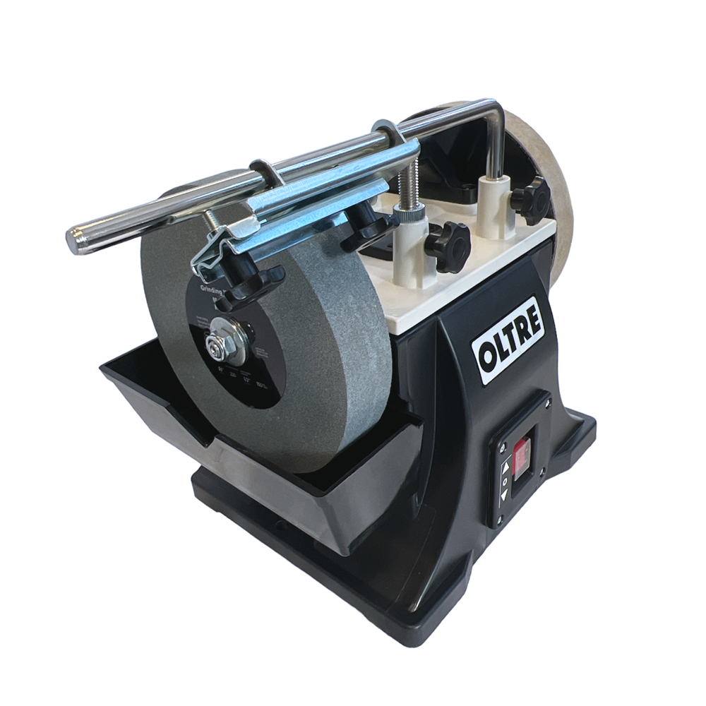 200mm (8") Wet Stone / Water Cooled Sharpener & Buffer OT-WSS-200 by Oltre