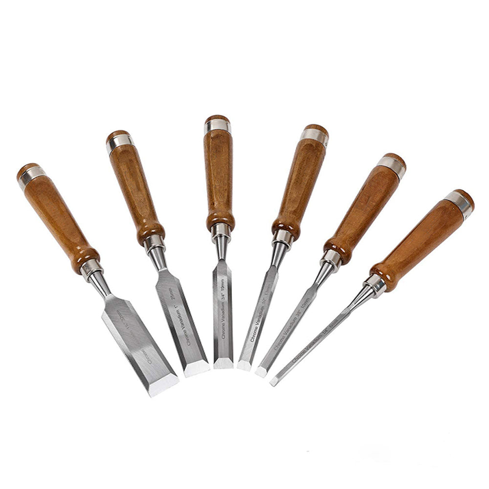 6Pce Woodworking Chisel Set OT-WWCS-6 by Oltre *New Arrival*