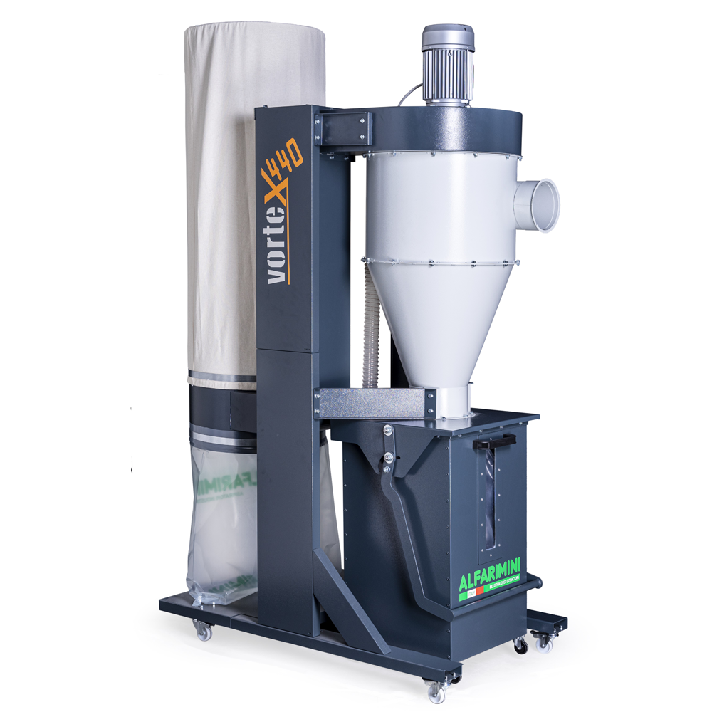Industrial Cyclone Dust Collector / Extractor 3HP 415V Vortex 440 by A