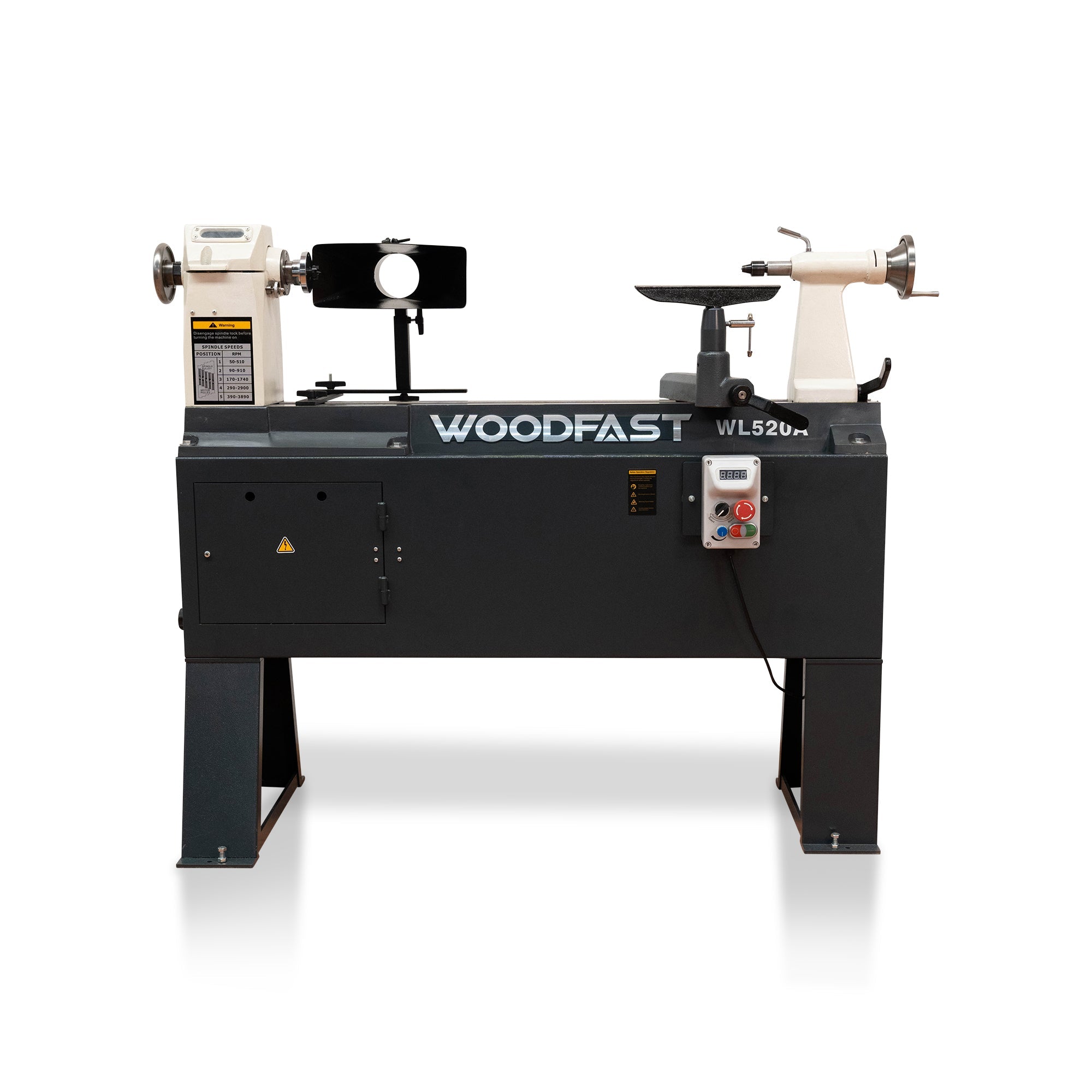 510mm (20") Swing x 915mm (36") Between Centres Heavy Duty Wood Lathe WL520A by Woodfast