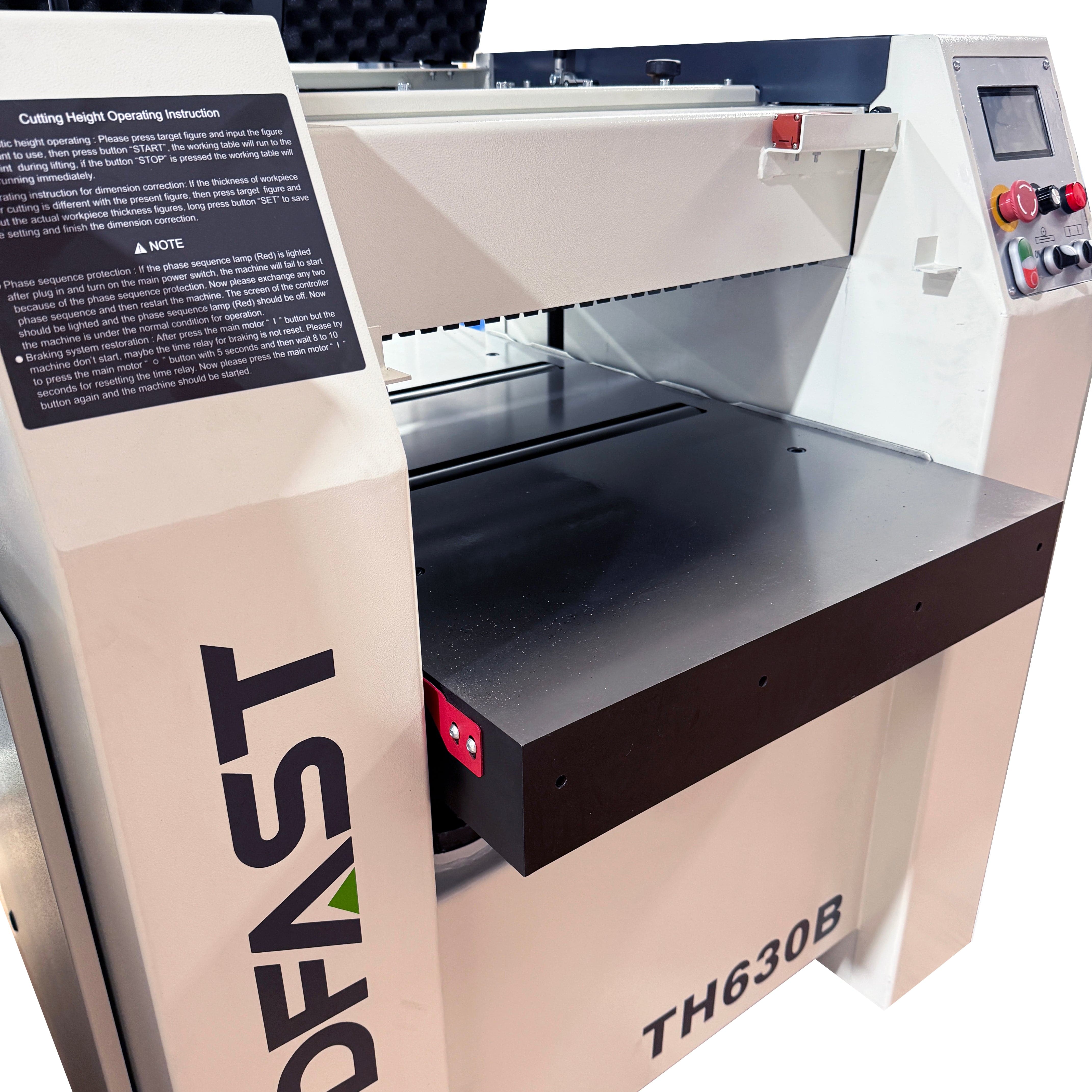 Woodfast 530mm (21") Industrial Thicknesser with Spiral Head Cutter Block 7.5HP 415V TH530B *New - Coming Soon - Expected Late Nov 2025*