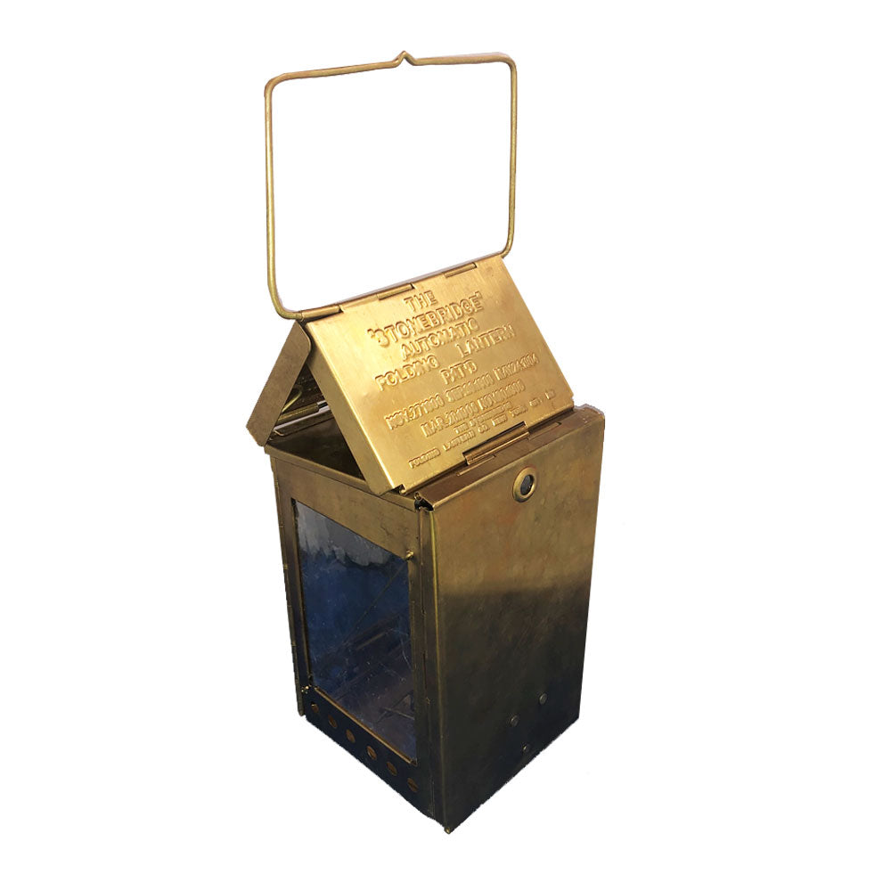 Replica WW1 Stonebridge Brass Folding Candle Trench Lantern