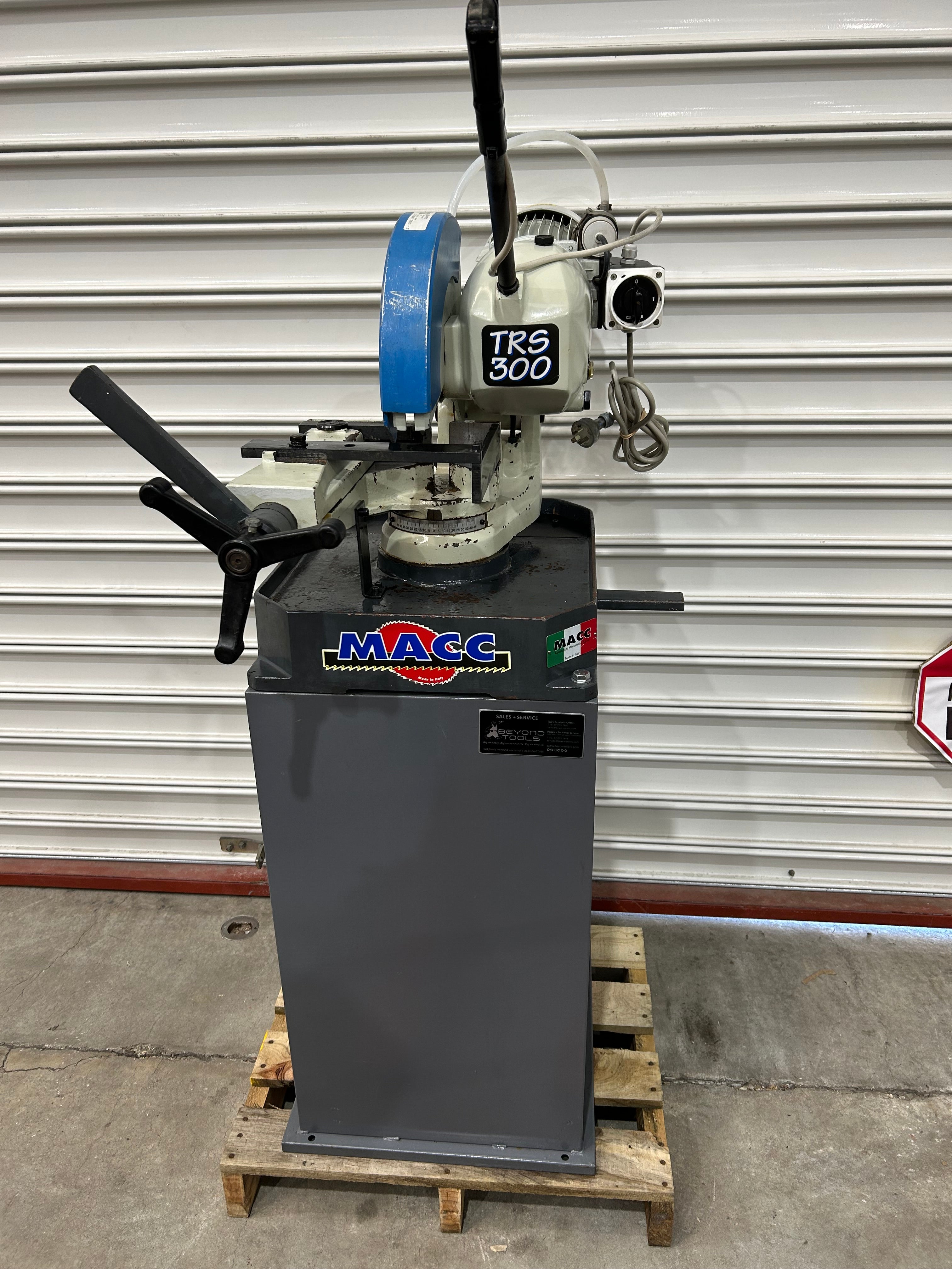 *Pre-Loved* 300mm Cold Cut Saw with Stand 2HP 240V TRS300 by MACC